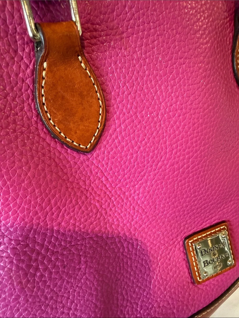 Dooney & Bourke Pebbled Leather Satchel
